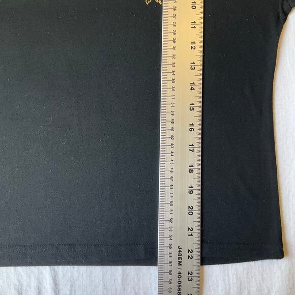 Jerry Leigh Women T-shirt size M Black Harry Potter Short Sleeve Cute Symbols - Picture 4 of 7